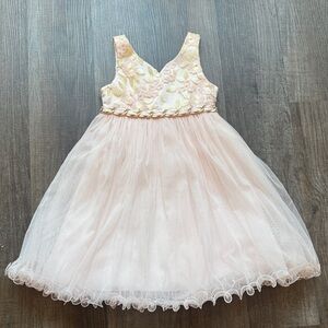 American Princess Pink and Cream Floral Dress